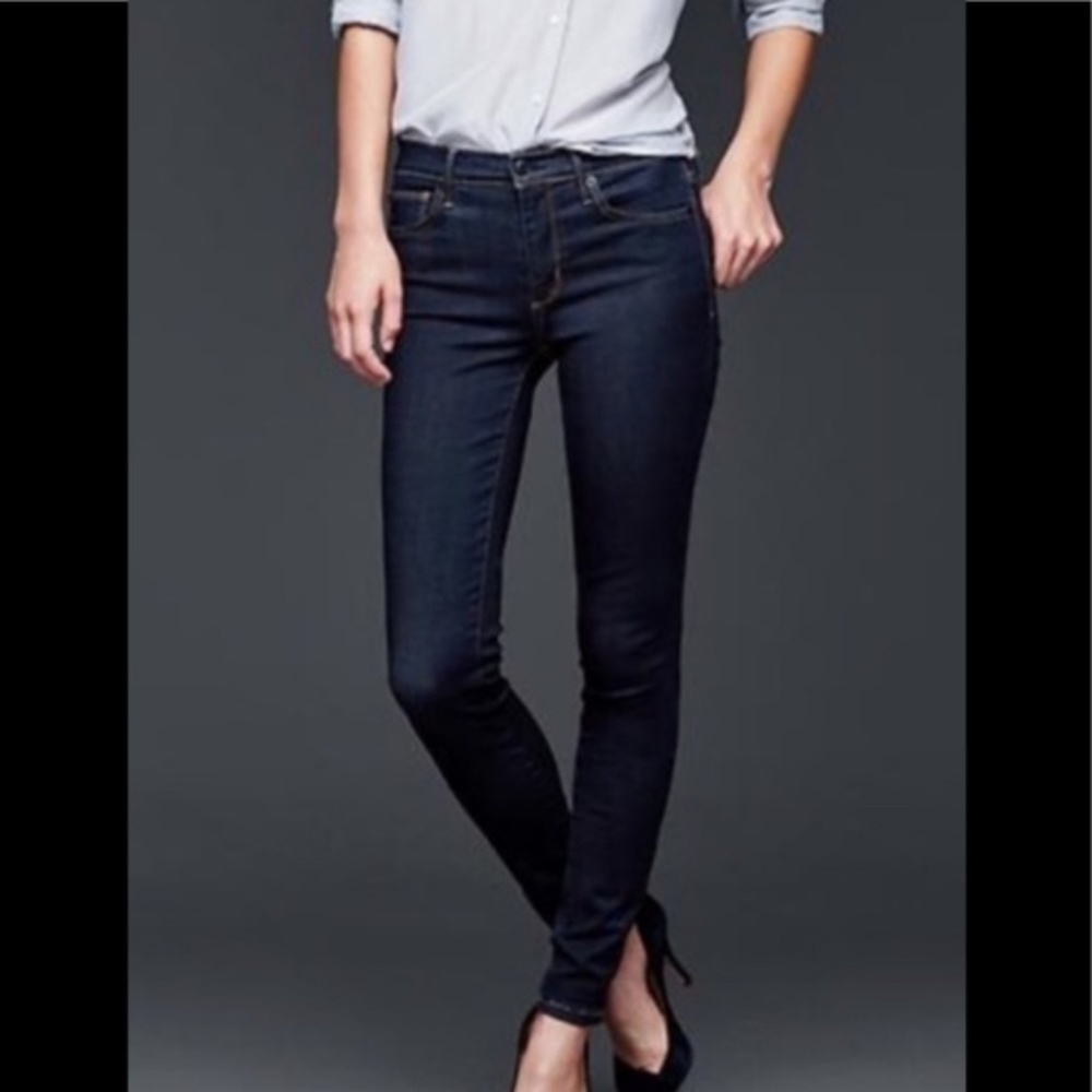 Gap 1969 Always Skinny dark wash jeans